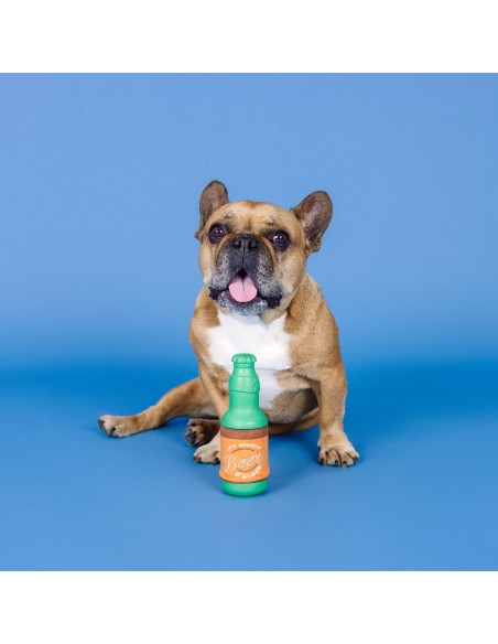 Beer O' Clock Rubber / Plush Dog Toy - pack of 4