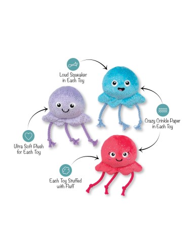 Too Tenta-Cool Mini Toys - pack of 4