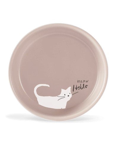 Whisker Cat Meow Sm Stoneware Bowl