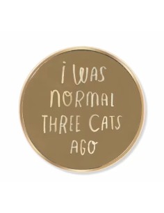 Normal 3 Cats Enamel Pin
