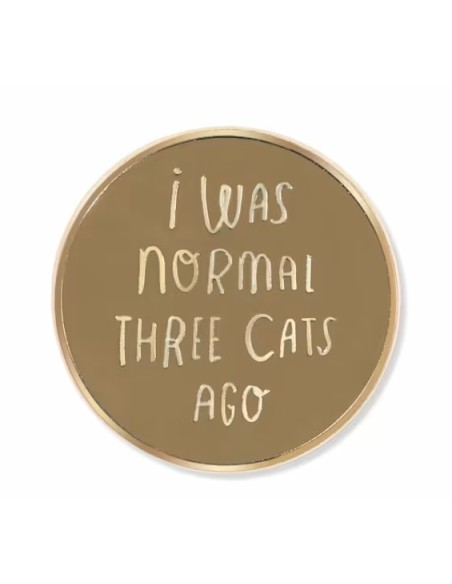Normal 3 Cats Enamel Pin