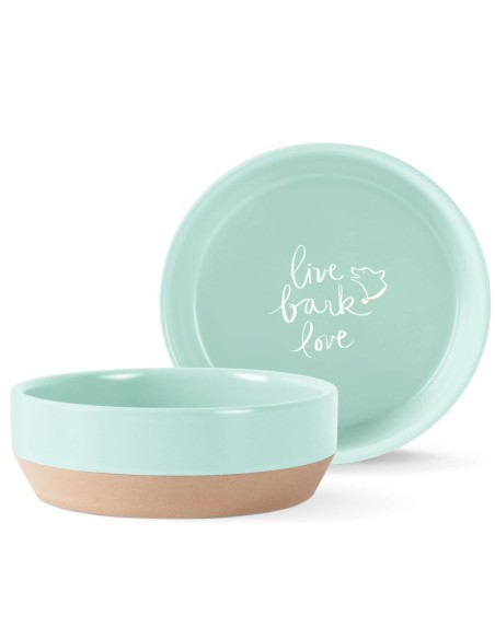 Live Bark Love Md Stnwr Beveled Bowl