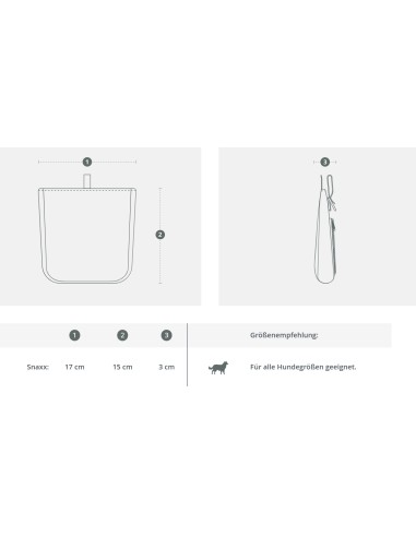 Snaxx treat bag – Dark Leo