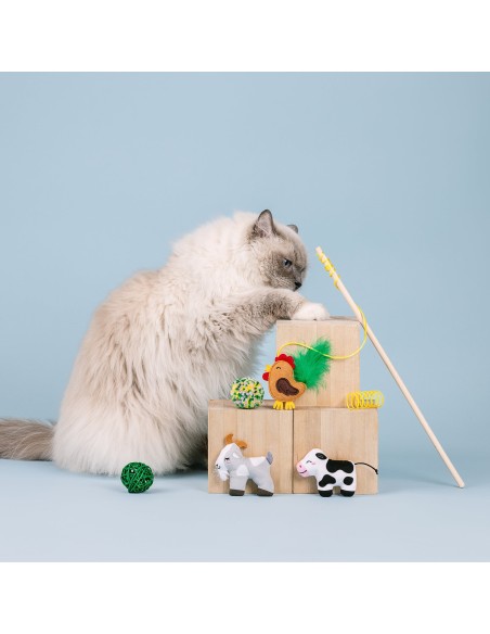Pasture Pals 6pc Cat Toy Set