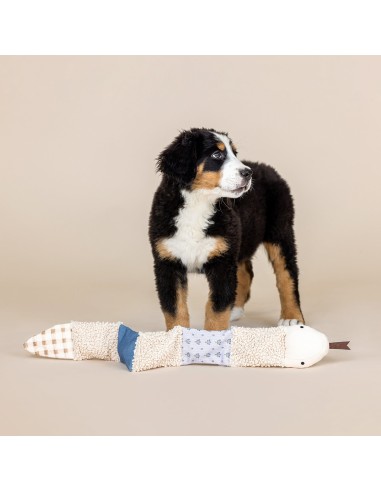 Ziggy Textured Patchwork Dog Toy