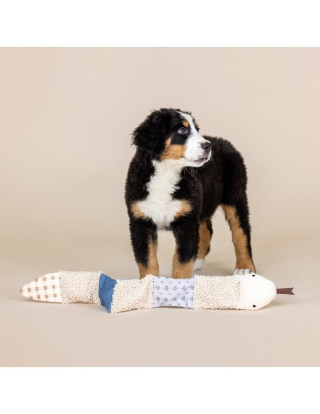 Ziggy Textured Patchwork Dog Toy