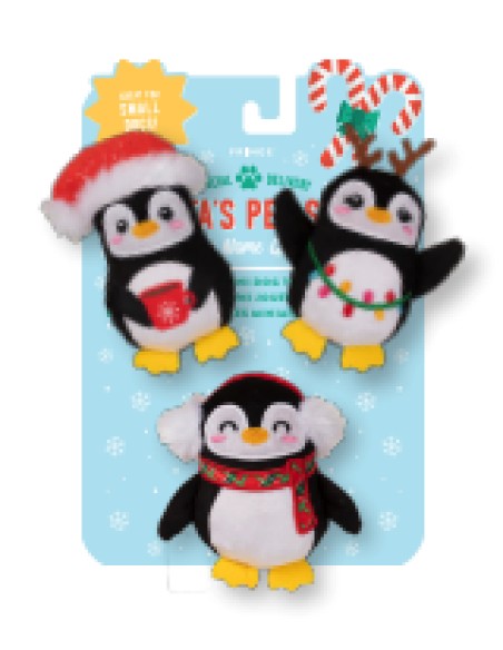 Waddle Squad 3Pcs Small Dog Toy Set