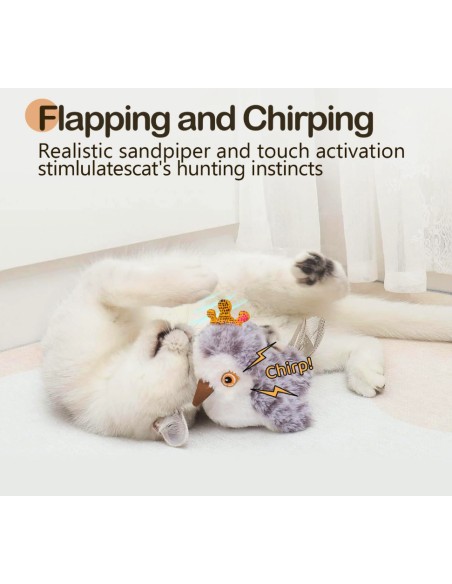 MigiPaws - Flapping Bird - Queen Grey