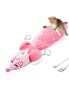 MigiPaws - Plush Mice Car - Rosa