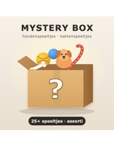 Mystery Box - 28 luxe hondenspeeltjes en kattenspeeltjes assorti