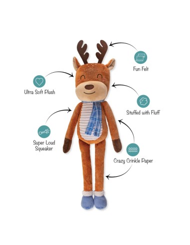 Dashin' Around Large Plush Dog Toy