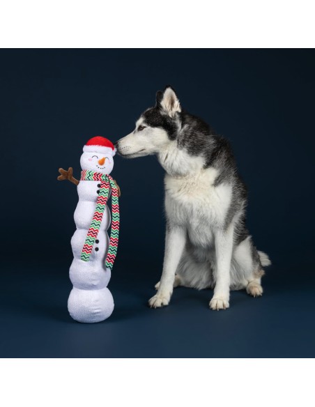 Snowball Party Large Plush Dog Toy