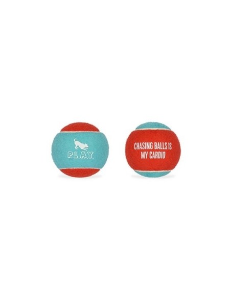 PLAY Dog Toy Dog Tennis Ball (4pcs pack)