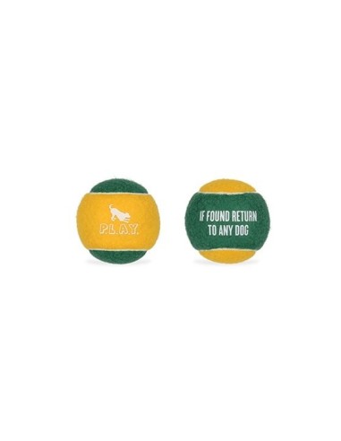PLAY Dog Toy Dog Tennis Ball (4pcs pack)