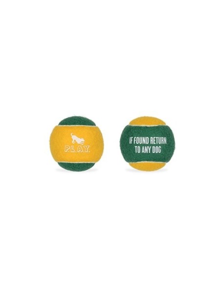 PLAY Dog Toy Dog Tennis Ball (4pcs pack)