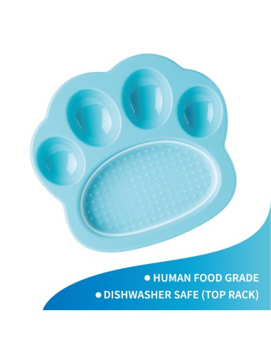 PAW 2-in-1 for Cat Slow Feeder & Lick Pad
