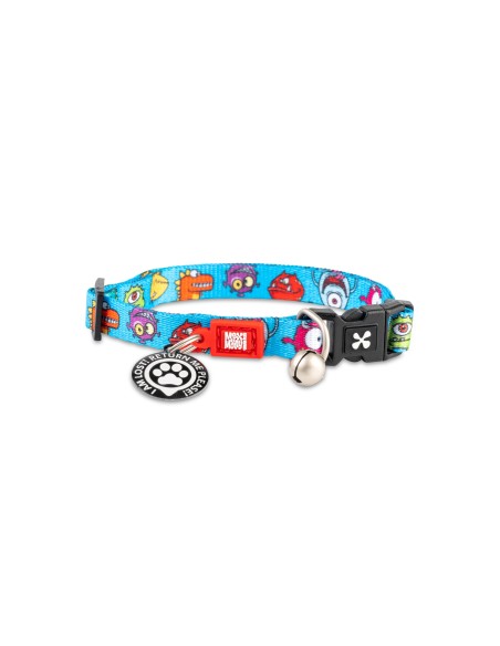 Smart ID Cat Collar - Little Monsters/1 size