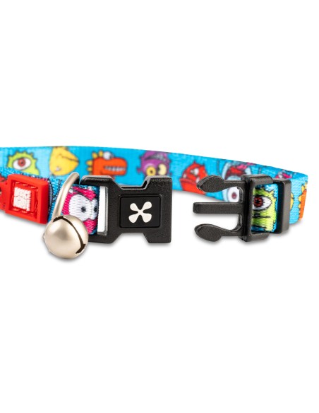 Smart ID Cat Collar - Little Monsters/1 size