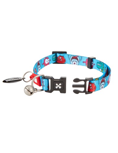 Smart ID Cat Collar - Little Monsters/1 size