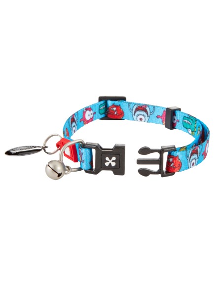 Smart ID Cat Collar - Little Monsters/1 size