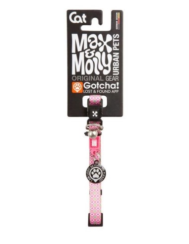 Smart ID Cat Collar - Retro Pink/1 size