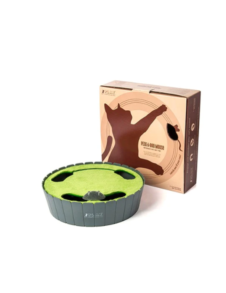 PLAY  Feline Frenzy - Peek-a-Boo Mouse Chase