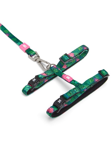 Cat Harness/Leash Set - Tropical/1 Size