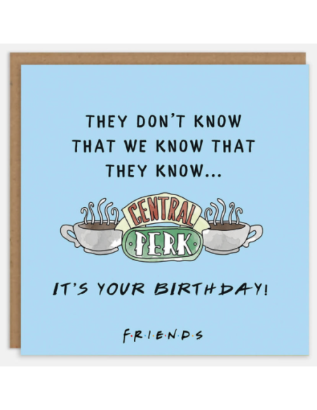 Carte plate Friends