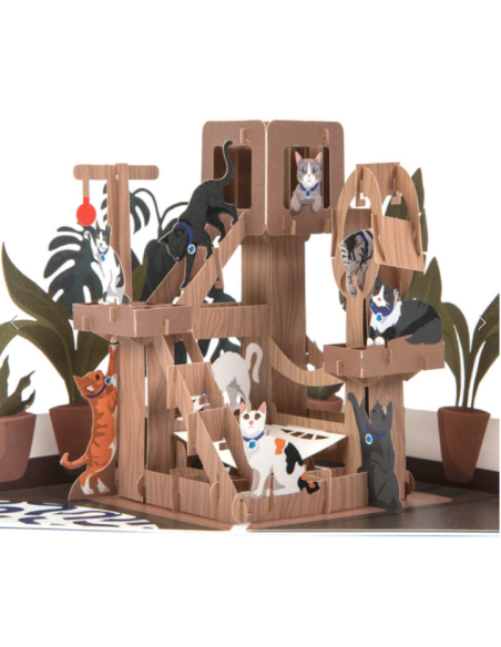 Golden Retriever : Pop-Up Cards - Cat Tree