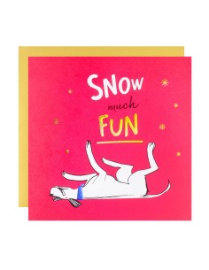 Snow much Fun - Dogs - Xmas
