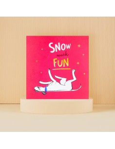 Snow much Fun - Dogs - Xmas 2