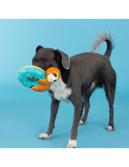 Donut Worry About A Thing Latex Dog Toy - pack of 4
