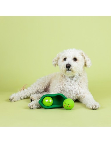 We Come In Peas Latex Dog Toy - pack of 4