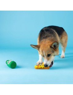 In Pizza We Crust 2Pc Latex Dog Toy - pack of 4 2