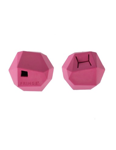 Having A Ball Hot Pink Rubber Dog Toy - pack of 4