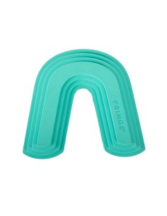 Color Me Happy Turquoise Rubber Dog Toy - pack of 4