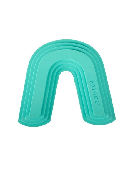 Color Me Happy Turquoise Rubber Dog Toy - pack of 4