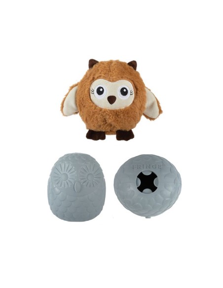 Don't Ruffle My Feathers Rubber/Plush Dog Toy - pack of 4
