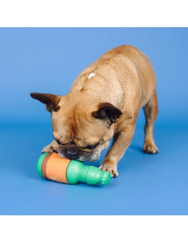Beer O' Clock Rubber / Plush Dog Toy - pack of 4
