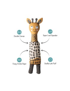 HIGH THERE CANVAS DOG TOY 2